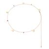 Joyería transfronteriza europea y americana de venta caliente moda aleación mariposa cadena corporal femenina sexy color cuentas redondas hechas a mano cadena de cintura de haz