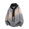 Nuevo suéter de punto con capucha para otoño e invierno para hombres y parejas, cuello Henry de bloques de color, chaqueta estilo old money, venta al por mayor de fábrica transfronteriza