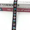 Nova Fita Jacquard Bordada com Flores Fofas 2CM de Largura Estilo Pastoral Renda Fresca Acessórios de Decoração para Vestuário
