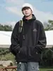 Sudadera Gruesa con Media Cremallera para Hombre Sudadera de Invierno Engrosada con Capucha Estilo Americano Color Sólido Top Abrigo Cálido de Forro Polar Moderno