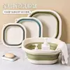Lavabo plegable para dormitorio, hogar, estudiante, nuevo estudiante, niños, lavandería, lavabo facial, portátil, viaje, lavabo de plástico grande y pequeño
