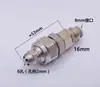 Boquilla de Soplado de Aire de Acero Inoxidable Punta Deflector Enfriamiento por Soplado Boquilla Ventilador Forma de Abanico Ranura Plana Conexión Rápida Cuchillo de Aire Pico de Pato