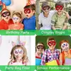 Fiesta de Cumpleaños de Superhéroe Spider-Man Máscara de Baile de Graduación Accesorios de Foto de Papel Suministros de Decoración para Fiesta de Disfraces