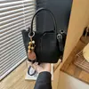 Bolsa Tote de Tecido Escovado Transfronteiriça para Mulheres, Nova Coleção 2026, Alta Qualidade, Vintage e Única, Bolsa de Ombro/Axila