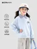 Sudadera Casual para Niñas 2026 Primavera Nueva Elegante Ropa Infantil para Niños Mayores, Conjunto Falso de Dos Piezas, Top Infantil de Primavera y Otoño