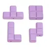 Combinación de Empalme de Agujero Recto Acrílico Cadena Colgante Tetris Pulsera de Cadena para Teléfono Móvil Accesorios de Joyería DIY