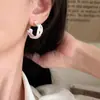 Pendientes Trenzados de Plata 925 con Cierre de Mariposa Diseño de Nicho Lujo Accesible Gama Alta Elegantes Versátiles Pendientes Elegantes
