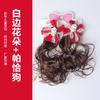 Laço fofo grampo de cabelo infantil de Ano Novo estilo ins peruca infantil acessórios de cabelo cacheado fabricantes de moda atacado