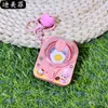 Llavero de Máquina Giradora de Huevos Linda de Dibujos Animados Juguete Mini Divertido para Descomprimir Colgante Accesorios para Bolsos Regalos para Parejas Venta al por Mayor