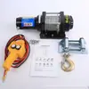 Guincho elétrico 12v24v guindaste elétrico para carro carro off-road caminhão reboque controle remoto guindaste de tração de resgate