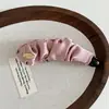 Pinza Banana de Satén Plegada de Color Sólido de Alta Gama Estilo Francés, Pinza Elegante y Voluminizadora para Cola de Caballo para Mujeres