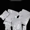 Bolsa de papel de aluminio puro engrosado 22, bolsa de envasado al vacío de alimentos con sellado de tres lados de seda, bolsa de máscara compuesta a prueba de fugas, fabricantes al por mayor