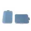 Almacenamiento de Joyería Portátil Uña Flip Plástico Transparente Caja de Empaque Joyería Rectangular Gancho Pp Caja de Plástico Transparente