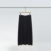 26 Estilo Nuevo de Principios de Primavera Estilo Simple Lana Italiana para Mujer Dobladillo Ondulado Cómodo Versátil Tejido Suelto Línea A