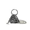 2025 Bolso Cuadrado Pequeño Retro Estampado de Leopardo Europeo y Americano Bolso de Hombro Texturizado Mini Francés Transfronterizo Bolso Cruzado Versátil de Moda