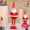 Novo Transfronteiriço Enfeites de Boneca Retrátil de Natal Presentes de Natal para Idosos Boneco de Neve Alce Decorações de Boneca Pernilonga