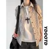 Camisa retro de manga larga para hombre de High Street, nueva colección primavera 2026, prenda exterior sofisticada, corte holgado, camisa versátil con cuello de solapa