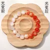 Venta al por mayor de fábrica Cuentas Redondas de Resina que Cambian de Color UV Cuentas Sueltas para Manualidades Pulsera para Mejor Amigo Cadena de Teléfono Accesorios de Joyería Llavero 48h