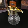 Novo Conjunto de Jarras de Vidro Frio de Luxo Vintage do Oriente Médio para Uso Doméstico, Grande Capacidade, Alto Valor Estético, Jarra de Água Estilo Árabe