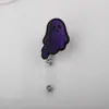 Halloween Transfronterizo Más Vendido Brillo Fácil de Tirar Retráctil Rotación de 360 Grados Insignia de Enfermera Set Acrílico