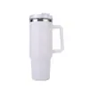 Copo de Carro com Alça 40oz Aço Inoxidável 304 com Canudo Copo Térmico Copo de Gelo a Vácuo Grande Capacidade Copo Portátil para Uso no Carro