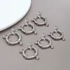 Fecho de Mola Dourado a Vácuo Eletrodepositado de Aço Inoxidável para Volante Conector de Pulseira Colar DIY Acessório de Joia