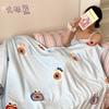 Manta de Veludo Leite para Menina, Manta de Ar Condicionado para Verão, Colcha para Cochilo no Escritório, Manta Cobertor de Sofá de Veludo Coral