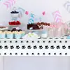 Mantel Amazon Transfronterizo Estampado de Huella de Perro Mantel de Plástico Tema de Perro Decoración de Fiesta de Cumpleaños Mantel Desechable