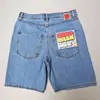 Shorts de Mezclilla Lavados y Desgastados Estilo Retro Americano Nuevos de Verano para Hombre, Pantalones Casuales Rectos Holgados de Cinco Puntos