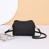 Bolso de Mujer de Cuero Genuino Bolso Cuadrado Pequeño Bolso Mensajero de Alta Gama Moda Combinable Gran Capacidad Bolso de Mujer de Piel de Vaca Bolso de Mujer Transfronterizo Venta al por Mayor