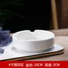 Cenicero de Cerámica Hotel Casa de Huéspedes Redondo Bar Ktv Cenicero Restaurante Hotel Regalo de Negocios Porcelana Azul y Blanca con Detalles Dorados