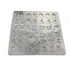 Resina de Cristal Varios Estilos Colección Pendiente Goma de Silicona Moldes Copo de Nieve Navidad Juego Completo Moldes para Pendientes Accesorios DIY