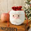 Natal Creative Inglês Apple Bag Cartoon Idoso Boneco de Neve Presente das Crianças Candy Bag Flanela Bolsa Vermelha