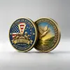 Transfronteiriça Estados Unidos 250º Dia da Independência Liga de Alumínio Medalha Comemorativa Colecionável Lembrança Moeda Comemorativa Nova em Relevo 3D