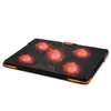 Base de radiador para computadora portátil, soporte de enfriamiento de cinco núcleos para computadora portátil, placa de soporte de enfriamiento para juegos silenciosos