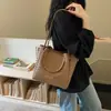 Bolsa Saco Moda Bolsa Sensação Versátil Nova Para Ir ao Trabalho Popular Bolsa Transversal Grande Capacidade Bolsa Feminina 2026 Tecida Ombro Único