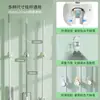 Soporte para fregona de gancho, instalación sin taladro, adhesivo fuerte, estante de almacenamiento resistente, sin clavos, clip de pared para fregona sin rastro