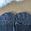 Top negro strapless, deslumbrantemente sexy, hace que los pechos pequeños se vean más grandes, camisola acolchada strapless para mujer, adecuada tanto para usar por dentro como por fuera