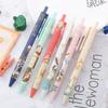 Caneta Gel Fofa, Caneta à Base de Água com Aparência Sofisticada, Caneta para Assinatura de Escritório, Material Escolar para Ensino Fundamental, Papelaria Criativa Atacado Caneta Preta