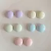 Nuevo Color Crema Macarrón de Primavera 17.5mm Accesorios de Frijol Semiredondo para Diadema DIY Funda de Teléfono Móvil con Flor de Zapato