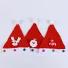 Regalos de Navidad Pegatinas de Navidad Sombreros de Navidad de Dibujos Animados Papá Noel Muñeco de Nieve Reno Sombreros Brillantes Decoraciones para Fiestas