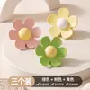 Tapón de Agujero de Rebosadero de Lavabo de Flores Pequeñas Cubierta de Sellado para Lavabo de Baño Tapón de Sellado de Silicona para Agujero de Rebosadero Tapón a Prueba de Fugas