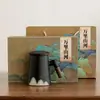 Taza de Té Cultural y Creativa de la Ciudad Prohibida Taza de Cerámica Taza de Agua Regalo de Cumpleaños para Personas Mayores Souvenir Práctico Grabado para Empresas