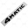 El etiquetado 4Matic es adecuado para el logotipo de automóviles Mercedes-Benz 14-16, el logotipo lateral del guardabarros modificado, el logotipo de la cola, el logotipo de desplazamiento.