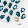 Dongzhou Cristal 8x12 Gota d'Água Pedrarias para Nail Art Super Brilhantes Coloridas Formato de Pera Corte de Alta Qualidade DIY Decorações para Unhas de Boneca