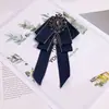 Frete Grátis Gravata Borboleta Elegante Vintage Gola Estilo Academia Britânica Gola Flor Agulha Roupas Profissionais Acessórios de Cor Sólida Unissex