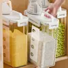 Tarro Hermético a Prueba de Humedad para Almacenar Harina Recipiente para Arroz Granos Cereal Caja de Almacenamiento Cubo de Arroz Doméstico a Prueba de Insectos