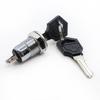 En stock, suministro de cerradura electrónica pequeña, llave de cilindro, cerradura electrónica de metal, accesorios de cerradura de puerta