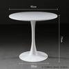 Mesa de Espera para Salón de Uñas, Mesa Auxiliar Tulipán para Balcón, Mesa Redonda Pequeña, Mesa de Comedor, Mesa de Café, Mesa Redonda para Apartamento Pequeño para Uso Doméstico