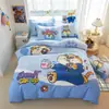 Set de Cuatro Piezas con Estampado de Dibujos Animados de Disney de Algodón Puro Nuevo 2026